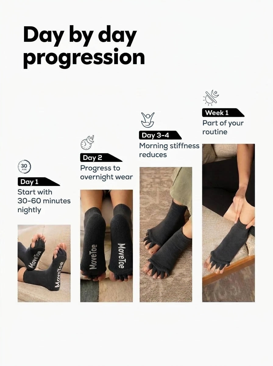 MoveToe™ Foot Alignment Socks